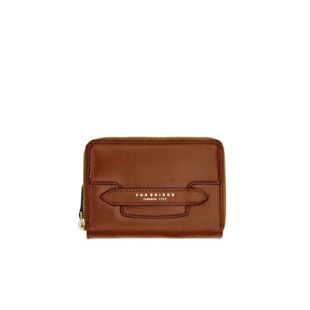 Portafoglio donna The Bridge Lucrezia cuoio