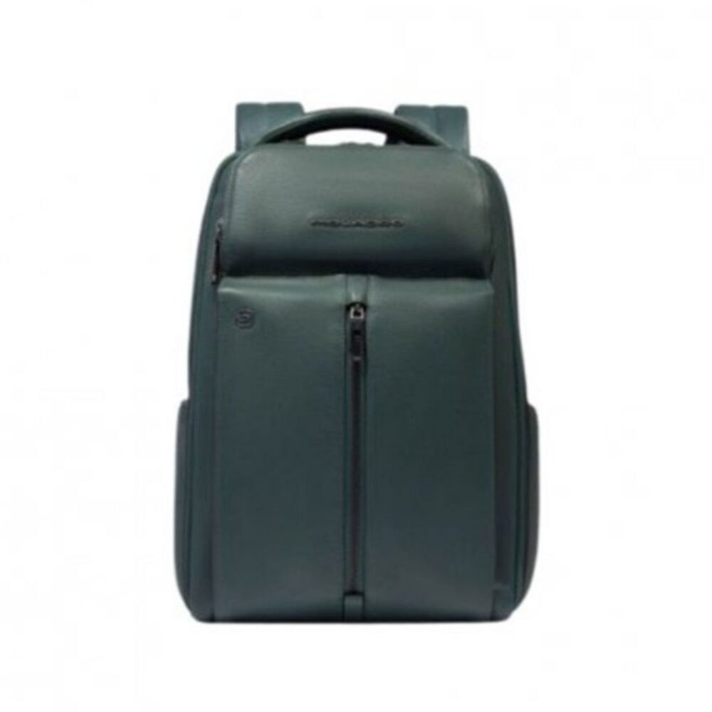 Zaino in pelle Piquadro porta pc 14.1 colore verde
