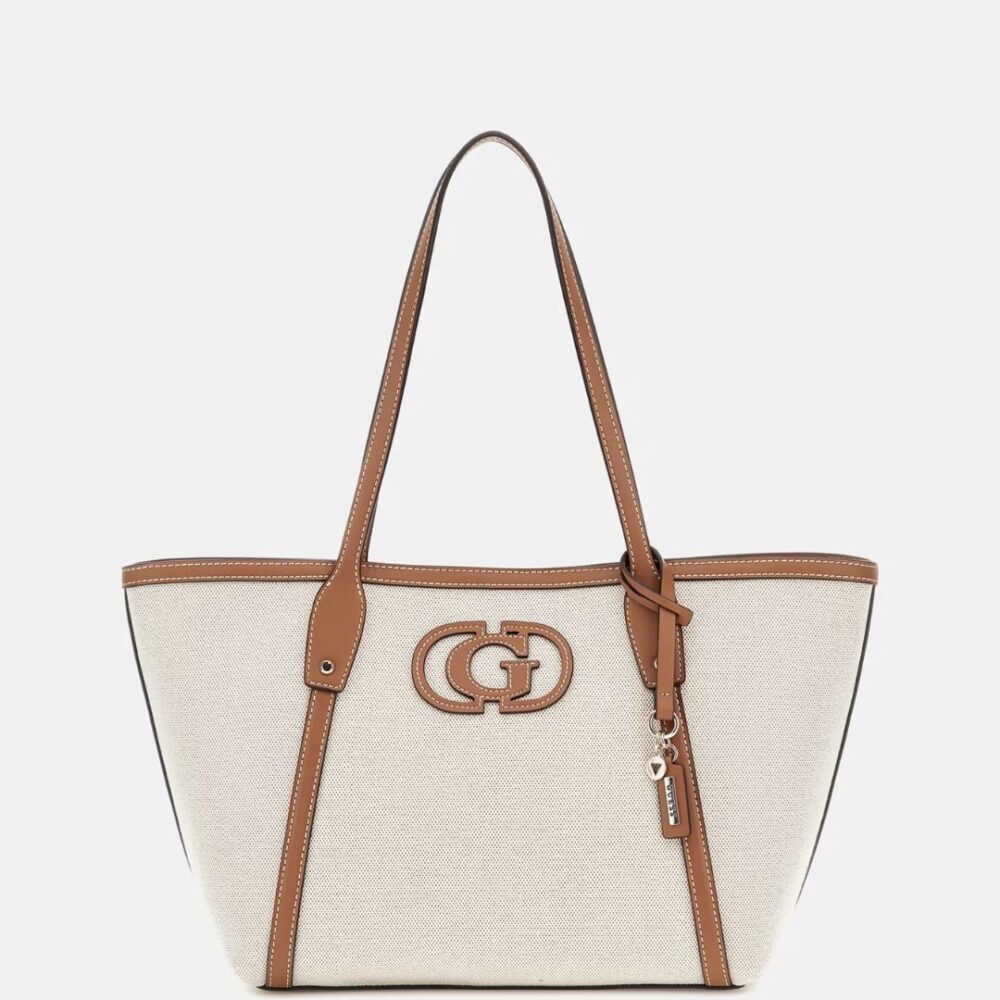 Guess borsa a spalla Sebina natural/caramel
