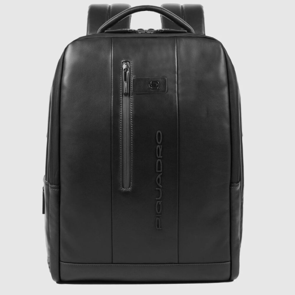 Piquadro zaino in pelle porta pc 15.6" linea Urban colore nero
