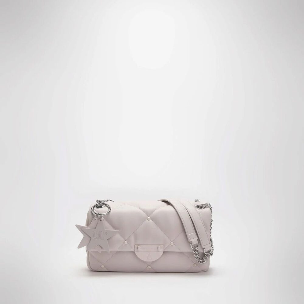 L'Atelier Du Sac shoulder bag Rebel modello Rebecca colore avorio