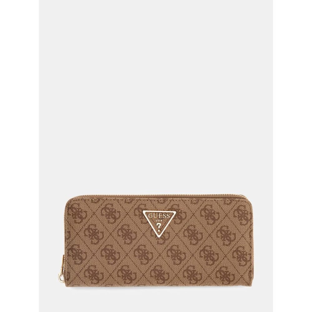 Guess portafoglio donna Laurel colore latte 4 G logo