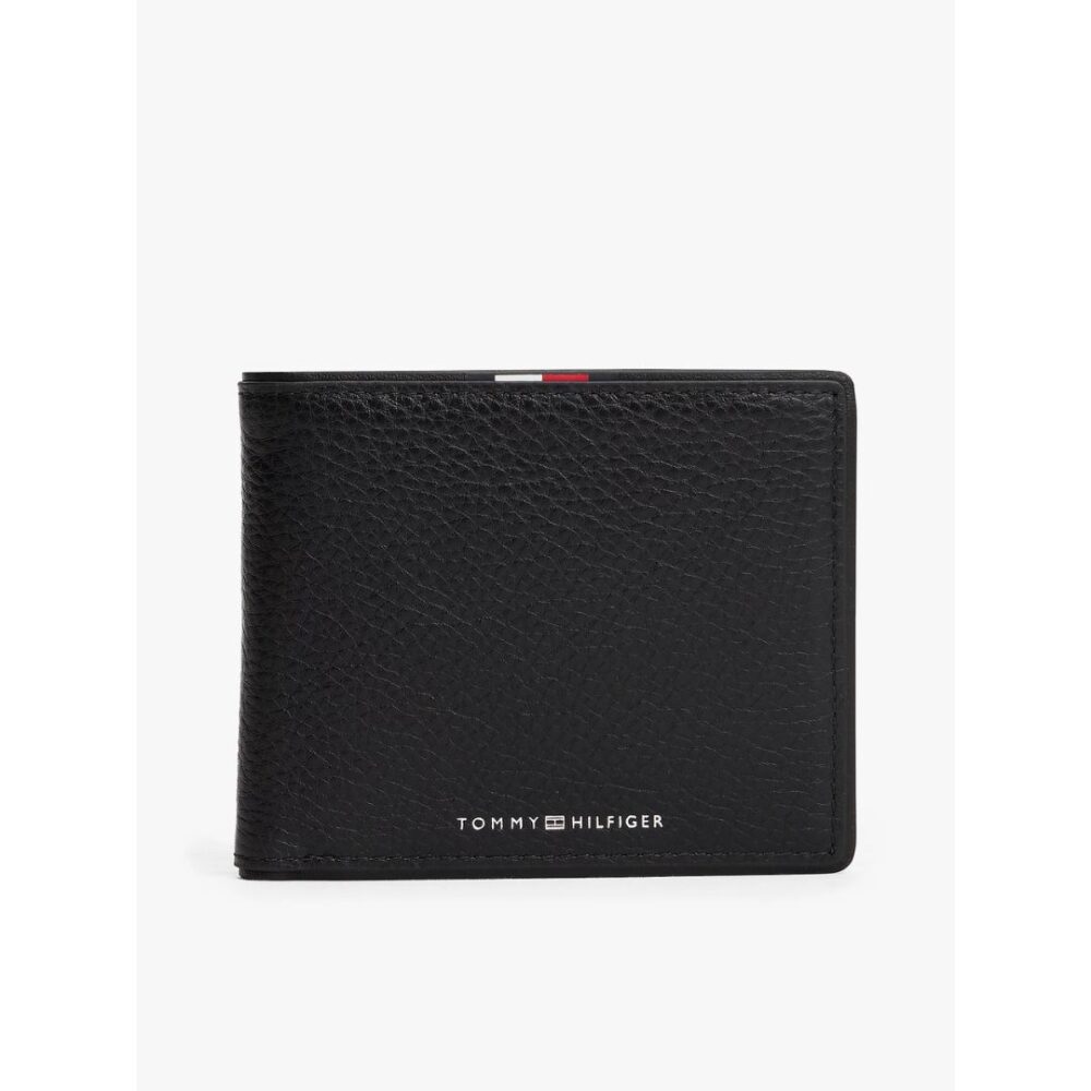 Tommy Hilfiger portafoglio con portamonete Corporate in pelle colore nero