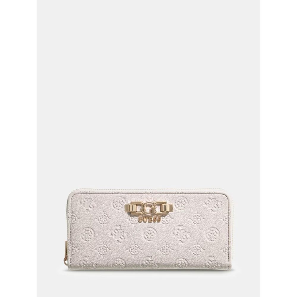Portafoglio Guess linea Anise colore stone logo