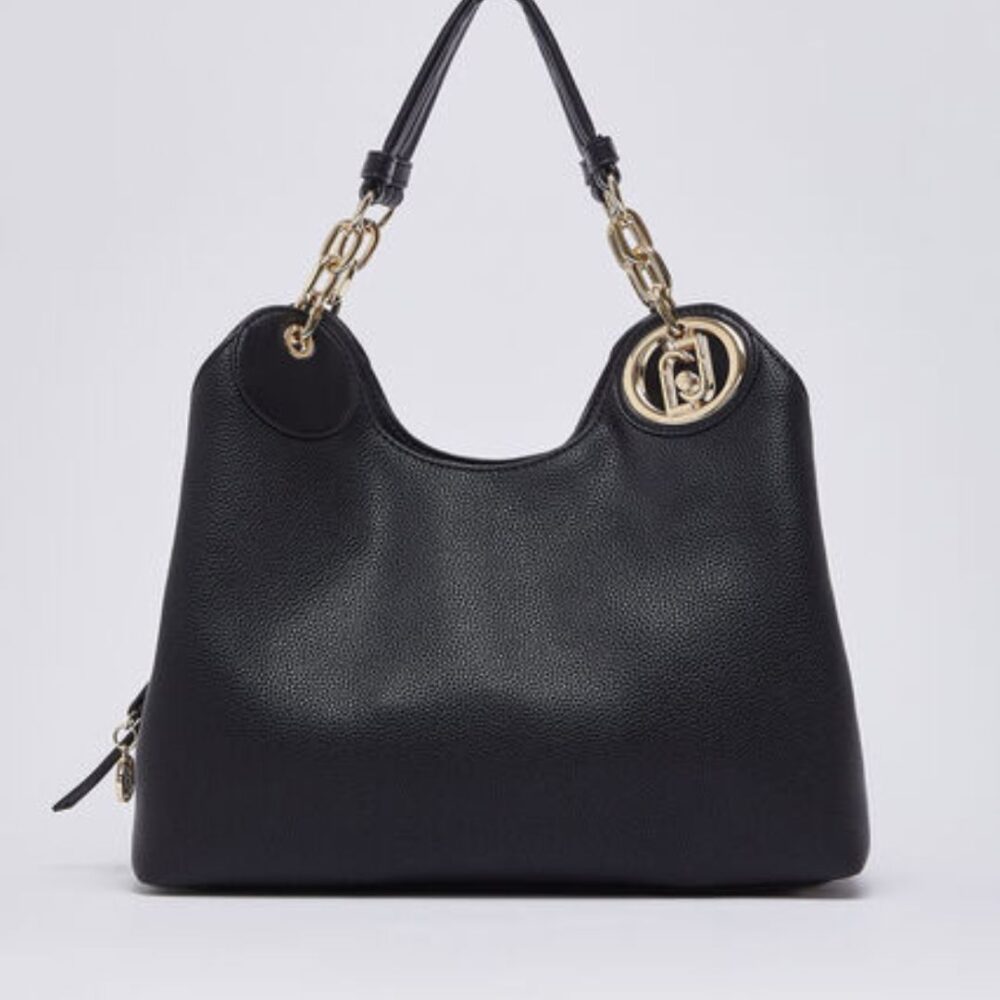 Liu jo borsa secchiello medio linea Faiza colore nero
