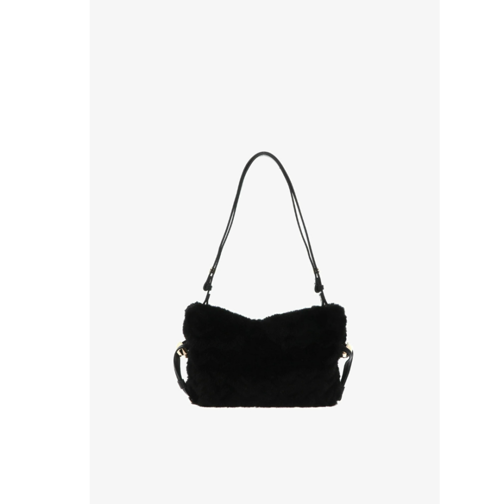 Liu Jo borsa piccola linea Riccy in pelliccia sintetica colore nero